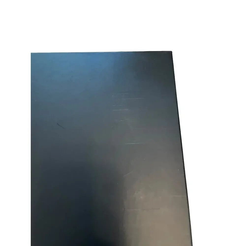 Chanel Gift Box Storage Square 8.5” x 8.5” x‎ 3.5” White Black Logo Cardboard